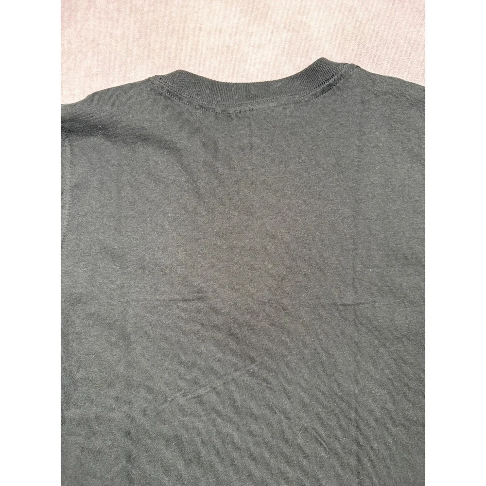 VTG Nike V-Neck Sleeveless Shirt Mens S Black Made in USA Swoosh Logo Gym 90s